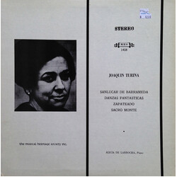 Joaquín Turina / Alicia De Larrocha De Larrocha Plays Music Of Turina Vinyl LP USED