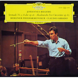 Johannes Brahms / Berliner Philharmoniker / Claudio Abbado Serenade Nr. 2 A-dur Op. 16 ∙ Akademische Fest-Ouvertüre Op. 80 Vinyl LP USED