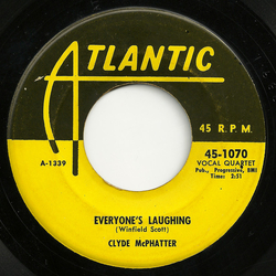 Clyde McPhatter Everyone's Laughing / Hot Ziggity Vinyl 7" USED