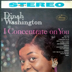 Dinah Washington I Concentrate On You Vinyl LP USED
