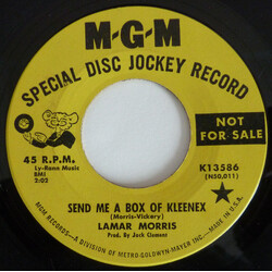 Lamar Morris Send Me A Box Of Kleenex / Both Of You USED VINYL 7INCH 45 RPM SINGLE PROMO