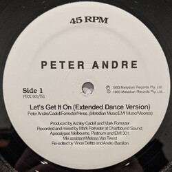 Peter Andre Let's Get It On USED VINYL 12INCH 45 RPM SINGLE PROMO