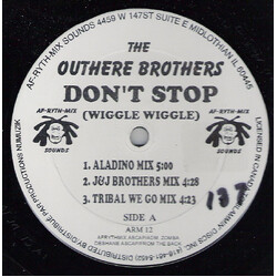 The Outhere Brothers Don't Stop (Wiggle Wiggle) VINYL 12" USED