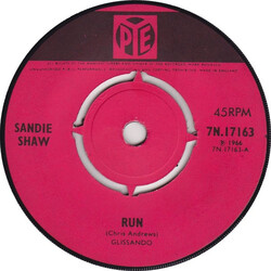 Sandie Shaw Run USED VINYL 7INCH SINGLE 45 RPM