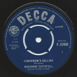 Marianne Faithfull Tomorrow's Calling USED VINYL 7INCH 45 RPM SINGLE