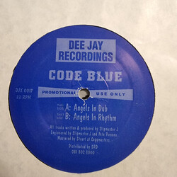Code Blue (3) Angels In Rhythm / Angels In Dub USED VINYL 12INCH 33 S RPM PROMO