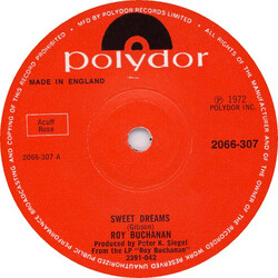 Roy Buchanan Sweet Dreams USED VINYL 7INCH 45 RPM
