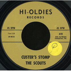 The Scouts Custer's Stomp / Basis USED VINYL 7INCH 45 RPM STYRENE