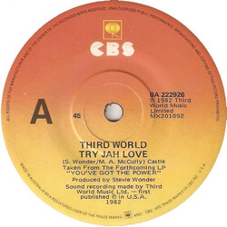 Third World Try Jah Love USED VINYL 7INCH 45 RPM SINGLE