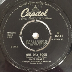 Matt Monro One Day Soon USED VINYL 7INCH 45 RPM SINGLE
