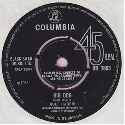 Rolf Harris Big Dog USED VINYL 7INCH 45 RPM