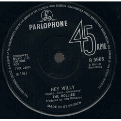 The Hollies Hey Willy USED VINYL 7INCH 45 RPM SINGLE