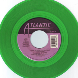 Fountains Of Wayne I Want An Alien For Christmas USED VINYL 7INCH 45 RPM SINGLE