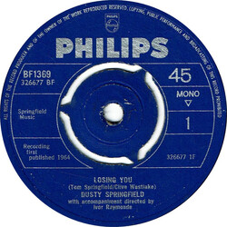 Dusty Springfield Losing You VINYL 7" USED
