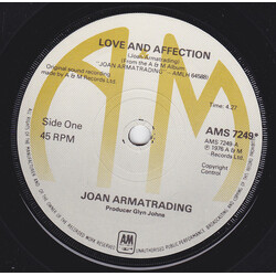Joan Armatrading Love And Affection USED VINYL 7INCH 45 RPM SINGLE