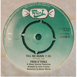 Fran O'Toole Love Is / Tell Me Again USED VINYL 7INCH 45 RPM SINGLE PROMO