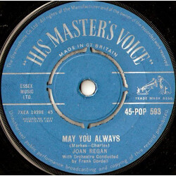 Joan Regan May You Always VINYL 7" USED