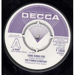 The Power Company Some Kinda Fire USED VINYL 7INCH 45 RPM SINGLE PROMO