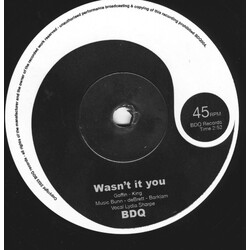 BunnDebrettQuintet Truth In My Tears / Wasn't It You USED VINYL 7INCH 45 RPM SINGLE STEREO