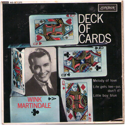 Wink Martindale Deck Of Cards USED VINYL 7INCH 45 RPM EP MONO