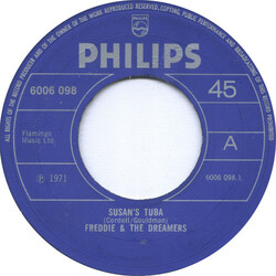 Freddie & The Dreamers Susan's Tuba USED VINYL 7INCH 45 RPM SINGLE MONO