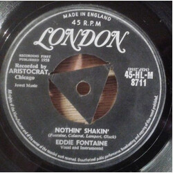 Eddie Fontaine Nothin' Shakin' Vinyl 7" USED