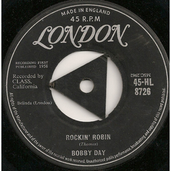 Bobby Day Rockin' Robin Vinyl 7" USED