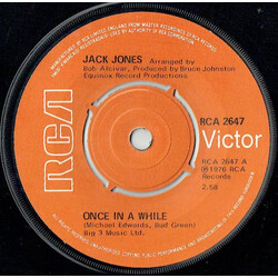 Jack Jones Once In A While USED VINYL 7INCH