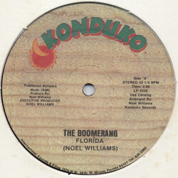 Florida The Boomerang USED VINYL 12INCH 33 S RPM STEREO
