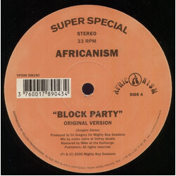 Africanism Block Party VINYL 12" USED