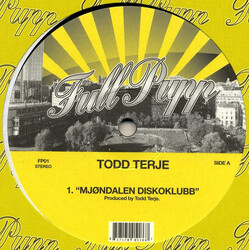 Todd Terje Mjøndalen Diskoklubb USED VINYL 12INCH 33 S RPM