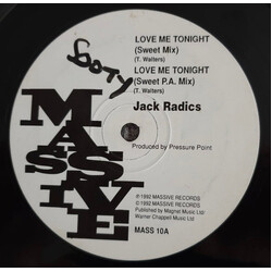 Jack Radics Love Me Tonight USED VINYL 12INCH