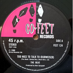 The Beat (2) Too Nice To Talk To (Dubweiser) USED VINYL 12INCH 45 RPM