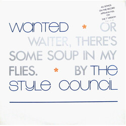 The Style Council Wanted (Or Waiter, There's Some Soup In My Flies) USED VINYL 12INCH SINGLE
