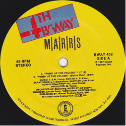 MARRS Pump Up The Volume USED VINYL 12INCH 45 RPM