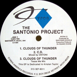 Santonio Echols Clouds Of Thunder VINYL 12" USED