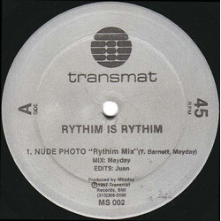 Rhythim Is Rhythim Nude Photo USED VINYL 12INCH 45 RPM