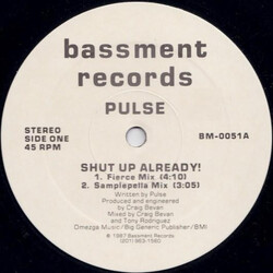 Pulse (4) Shut Up Already! Vinyl 12" USED