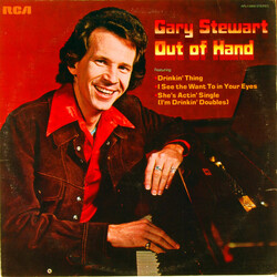 Gary Stewart Out Of Hand Vinyl LP USED