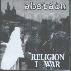 Abstain (2) / Nasum Religion Is War / The Black Illusions USED VINYL 7INCH 33 S RPM EP REISSUE