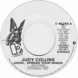 Judy Collins Angel, Spread Your Wings USED VINYL 7INCH 45 RPM PROMO