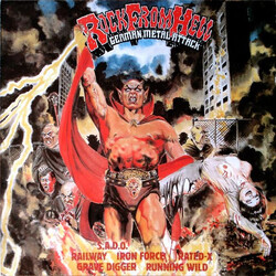 Various Rock From Hell (German Metal Attack) Vinyl LP USED
