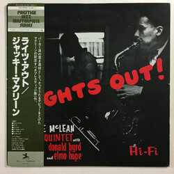 Jackie McLean Quintet / Donald Byrd / Elmo Hope Lights Out! Vinyl LP USED