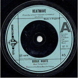 Heatwave Boogie Nights USED VINYL 7INCH 45 RPM SINGLE