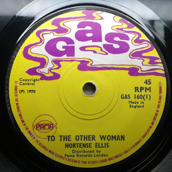 Hortense Ellis / Music Blenders To The Other Woman / Rain Drops VINYL 7" USED