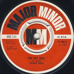 Johnny Nash You Got Soul VINYL 7" USED