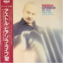 Astor Piazzolla / Roberto Goyeneche En Vivo (Mayo 1982) Teatro Regina Vinyl LP USED