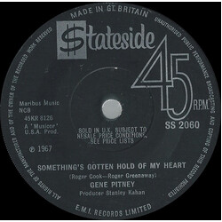 Gene Pitney Something's Gotten Hold Of My Heart USED VINYL 7INCH 45 RPM SINGLE