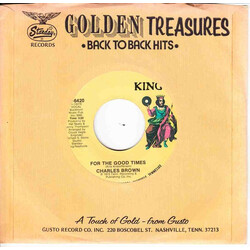 Charles Brown For The Good Times / Lonesome & Driftin' USED VINYL 7INCH 45 RPM SINGLE