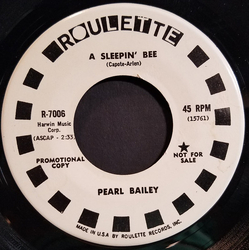 Pearl Bailey A Sleepin' Bee / Two Ladies In De Shade Of De Banana Tree Vinyl 7" USED